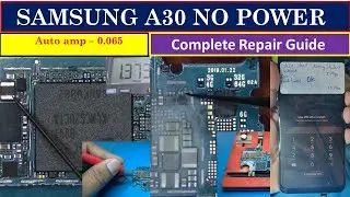 Samsung A30 No Power (Step by Step Repair Guide)