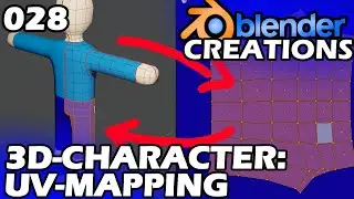 UV-MAPPING für 3D-CHARAKTERE 🏆The Blender Creations (Blender Tutorial Deutsch) S1E28