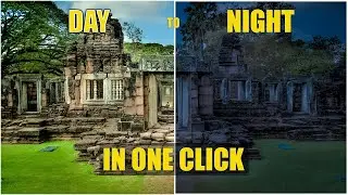 Turn Day into Night in Adobe Photoshop | Photoshop Tutorial | PixaVector