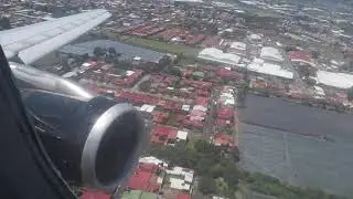 Volaris Airbus A319 Landing - SJO Runway 25