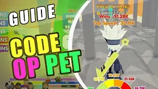 *OP PET CODE* Prison Race Clicker Introduction | Roblox