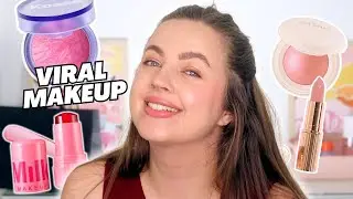 BIG VIRAL MAKEUP HAUL! Kosas, Rare Beauty, MILK & More!