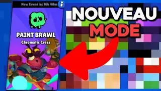 Je teste le NOUVEAU mode PAINTBRAWL !!! 🔥 #brawlstars #supercell