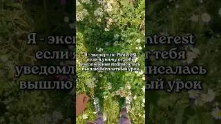 ︽ смотри бесплатный урок по Pinterest 
