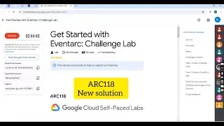 Get Started with Eventarc: Challenge Lab #ARC118 short solution || #googlecloudarcade #gcp #swag