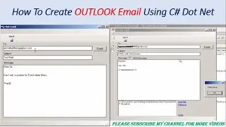 Outlook Email Template using C Sharp Dot Net | Email Template | OUTLOOK | Email | OUTLOOK Template