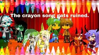 The crayon song gets ruined.