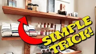 DIY Mid Century Modern Shelves That Won't Sag Over Time