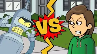 M.U.G.E.N Battles | Bender vs Boris Anderson | Futurama vs GoAnimate