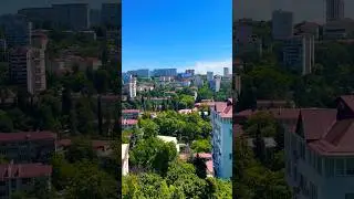 Районы Сочи. Вот такой открывается  вид из автомойки на ул. Виноградная.