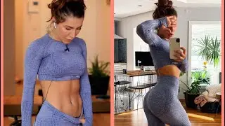 Karantina ev sporum 💪🏻 tüm vücut (kalça, bacak, karın) benimle spor yap