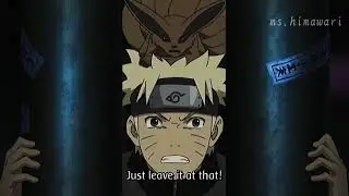 Kurama and Naruto Friendship 🥺🥰