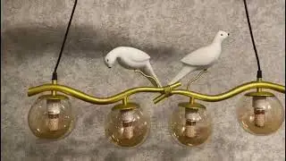 Люстра с птицами