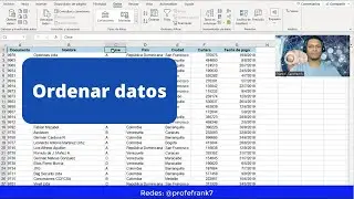 Ordenar datos.