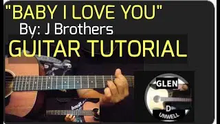 BABY I LOVE YOU - GUITAR TUTORIAL #BABYILOVEYOU #JBROTHERS