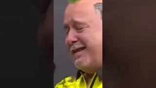 😳Peter Wright in Tränen 😱 🚨Darts #shorts in tears Dart 🎯