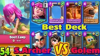 Clash Royale Super Archer vs Golem Event