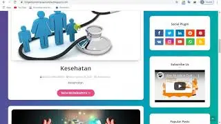 Membuat menu blog sesuai dengan label blog #10