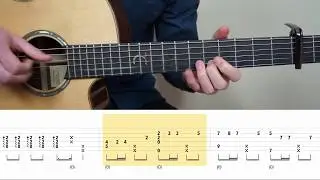 Armada - Asal Kau Bahagia - Fingerstyle Guitar TABS Tutorial (Belajar Gitar) Mattias Krantz