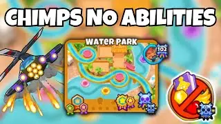 Water Park CHIMPS GUIDE *NO ABILITIES* (SHORTER) | Bloons TD 6, UPDATE 38