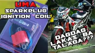 Raider 150 fi | UMA sparkplug at UMA ignition coil installation | Review