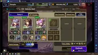 Wotv Diablos Raid 100 3er team 100% clear for solo