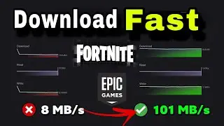 How to FIX Fortnite Slow Download Speed on Epic Games Launcher (2025)