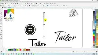 tailoring logo design in Coreldraw ||  #Graphic House | Coreldraw Tutorial