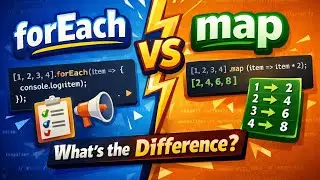 forEach and map in JavaScript,,,,, know the difference
