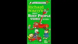 Opening and Closing To Richard Scarry's Best Busy People Video Ever! 1993 VHS