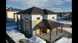 Дранишники. Новый коттедж из газобетона 240 кв.м на участке 16 соток