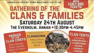 Drone footage from the Annan Clan Gathering 24th Aug 2024
