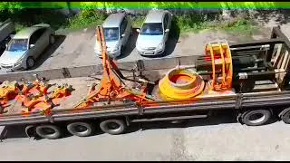 Отгрузка стационарного шиномонтажного стенда для монтажа/демонтажа колес карьерной техники