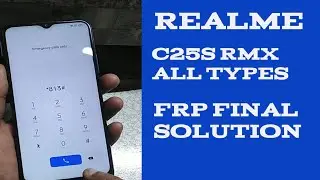 REALME C25S C25 C25Y All types FRP final solution | stuck on recovery after format done
