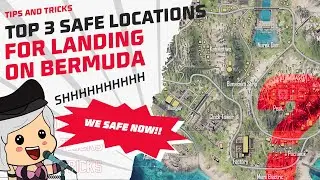 Top 3 Safe Locations for Landing on Bermuda | Free Fire Tips & Tricks