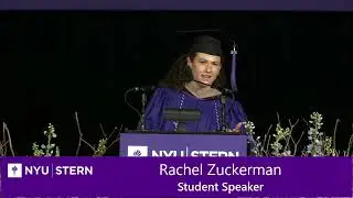 Rachel Zuckerman | NYU Stern Graduate Class of 2022 Convocation