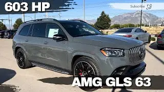 2025 Mercedes AMG GLS 63 SUV (603 hp) - Ultimate Third Row Seat SUV!