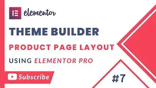 How to Create Woocommerce Product Page with Elementor Theme Builder | in Urdu/Hindi
