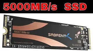 Sabrent Rocket NVMe PCIe Gen 4.0 M.2 SSD  Performance Solid State Drive Benchmarks and review.