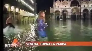 QUARTO GRADO servizio su Venezia allagata