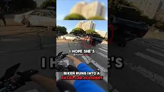 Biker Comes Across a FATAL Crash… This Was Hard to Watch 😳💔