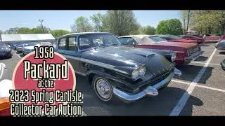1958 Packard at the 2023 Spring Carlisle Collector Car Auction