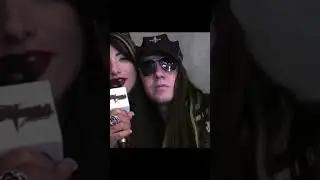 Joey hugging a lady