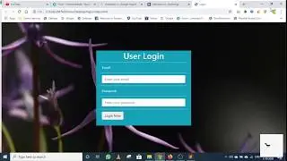 Responsive Login Form with Background Image in HTML, Bootstrap and CSS