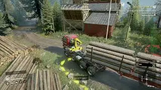 SnowRunner - Green Valley - Efficient medium log transport.