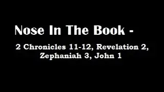 Nose In The Book - A Bible Reading Commentary - 2 Chron. 13, Rev. 3, Haggai 1, John 2 -  M'Cheyne