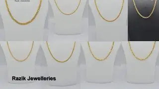 Latest Light weight Gold chain designs | 