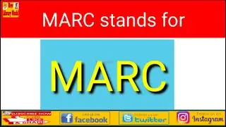 MARC / MARC-21 का Full form क्या हैं?@newlibraryworld7087
