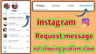 instagram request message not showing | instagram message request not showing | Instagram problem