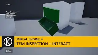 Unreal Engine 4 - Item Inspection Part 1 - Interact